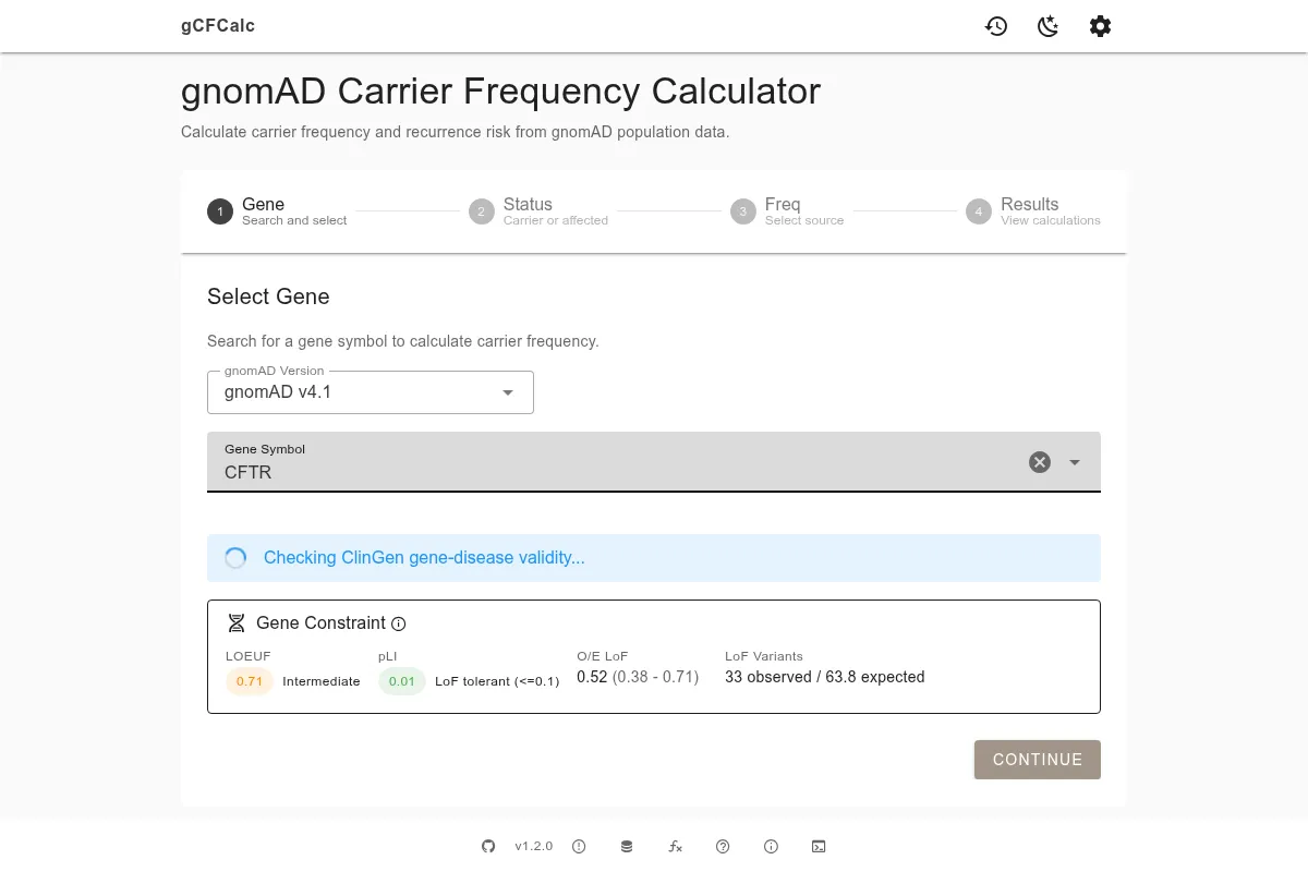 Calculator interface overview